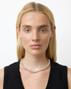 The Elly Necklace in Silver main image 1